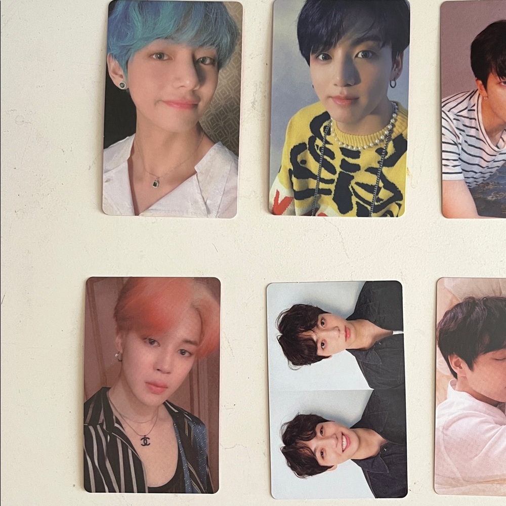8 Assorted BTS Photocards: Map of the Soul, Dark and Wild, Love Yourself - Picture 2 of 6